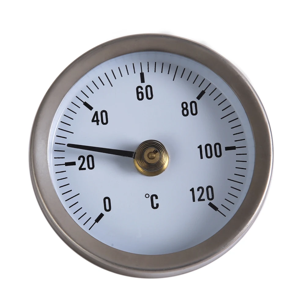Трубный термометр с циферблатом температурный Манометр пружинным зажимом 20-60 мм