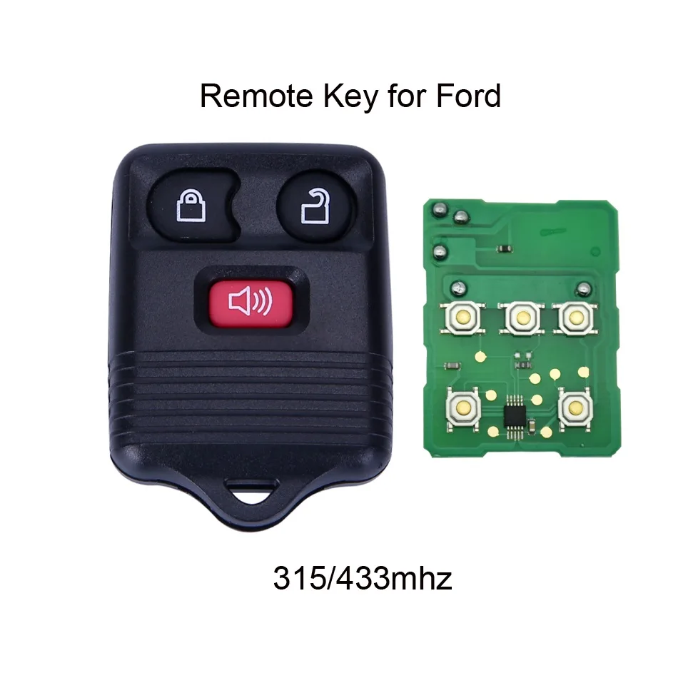 Пульт дистанционного управления 315/433 МГц 3/4 кнопок для Ford Escape F 150 Explorer 2001 2007 CWTWB1U345