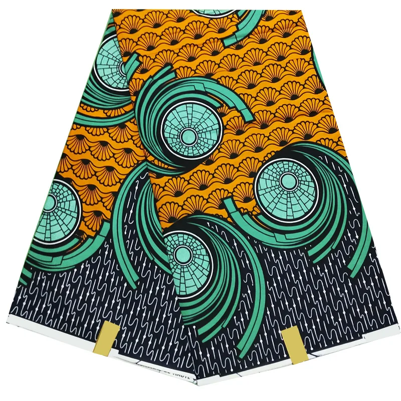 Dashiki Лучшая цена нигерийская африканская Анкара Золотая мягкая новая восковая