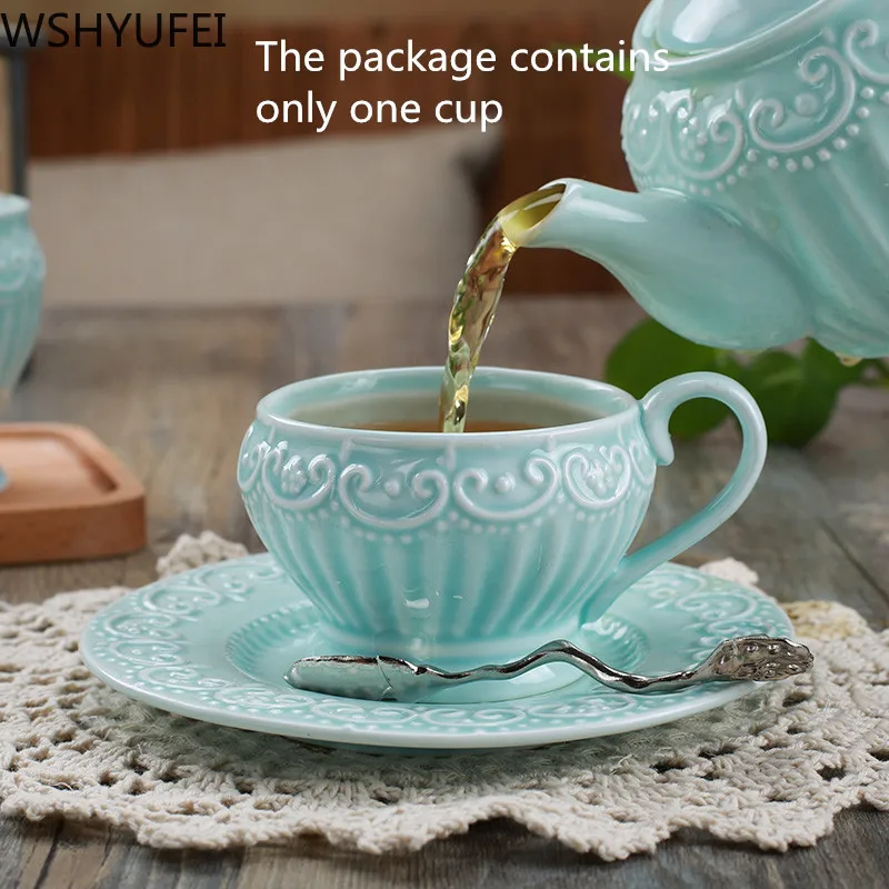 Новая принцесса стиль кружева плавающая скульптура керамическая чашка