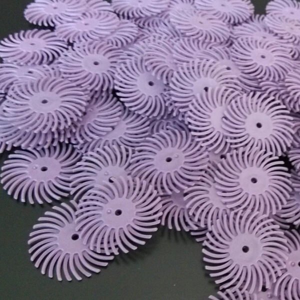 Free Shipping Purple Color Grit 600# 1&quot Radial Bristle Discs Brushes Rotary tools 100pcs/bag | Украшения и аксессуары