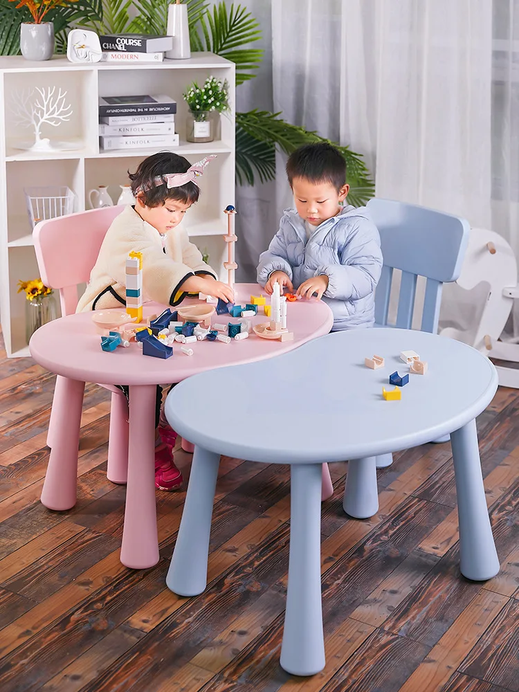 

Lazychild Home Indoor Table And Chair Set Children Indoor Furniture Children's Stool Toy Children Chair Rainbow Chair 2021 New