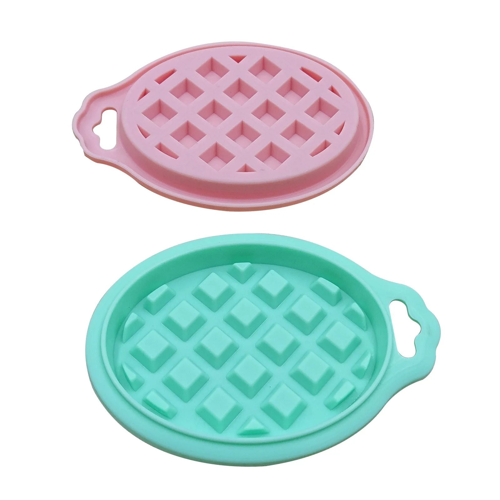 

5 Pcs Sets Food Grade Silicone Waffle Mould Kitchen Environmental Protection Cake Baking Supplies Heart Round Square Mold
