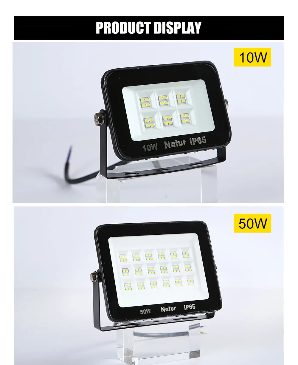 Потока СИД светильник на открытом воздухе 10W 50W 100W 200W 300W 500W 600W 220v IP66 Водонепроницаемый Светодиодный точечный светильник современный светильник алюминиевые потолочные светильник