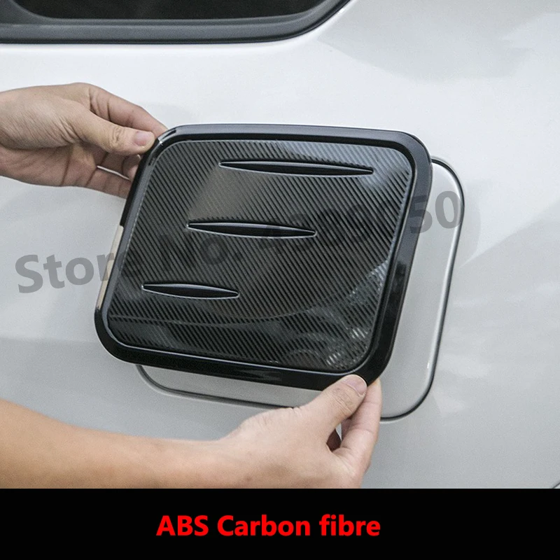 ABS углеродного волокна для Toyota RAV4 Previa RAV 4 2019 2020 аксессуары крышки топливного бака