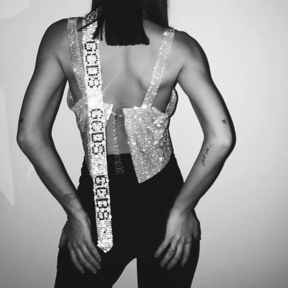 Цепочка для тела ювелирные изделия с кристаллами хип хоп женские украшения