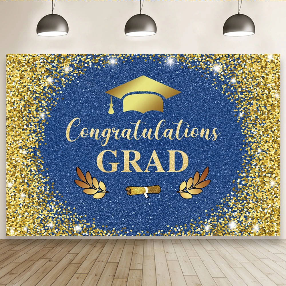 

Поздравляем Выпускной вечевечерние золотые точки блестки фото фон мальчишник Кепка узор портрет фотографический фон реквизит