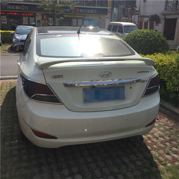 Спойлер для Hyundai VERNA Accent 2011-2015 спойлер YWW ABS пластик Материал заднее крыло
