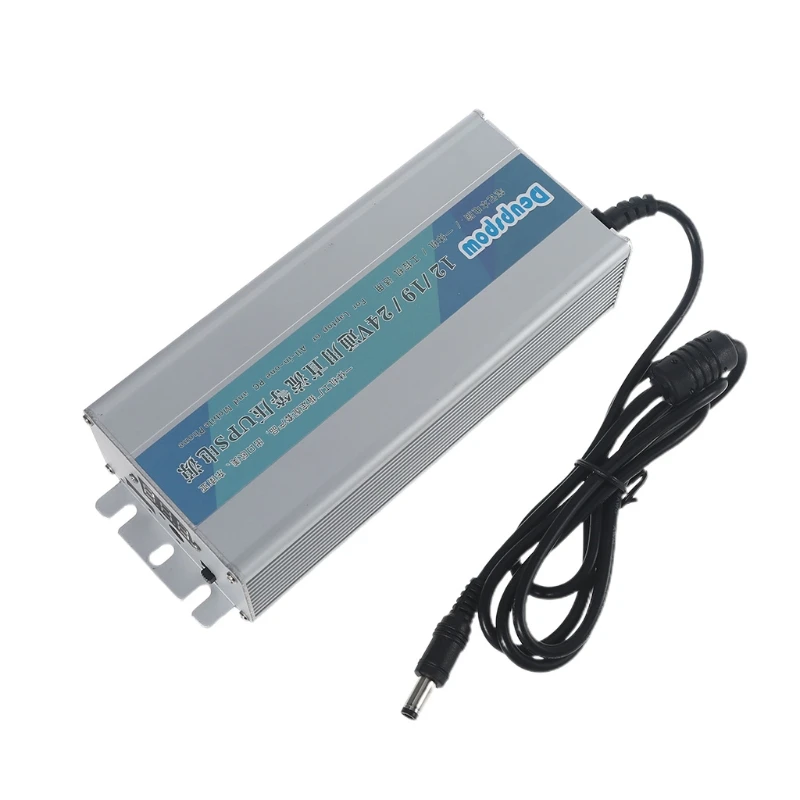 

2021 New USB 5V + 5.5x2.5mm 12V-24V Adjustable UPS Power Supply 15000mAh 55Wh for Router Modem Laptop Camera All in One PC