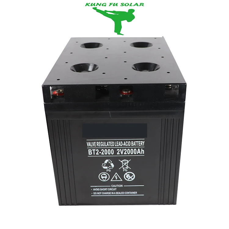 KFG2-2000 Long life storage batteries  lead acid battery Deep Cycle Solar GEL Battery 2v2000ah  For Solar Panel System
