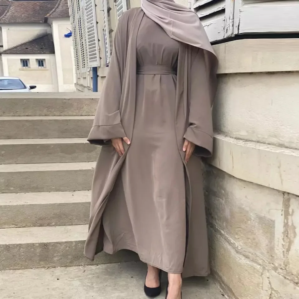 Kaftan Dubai Abaya Turkey Kimono Cardigan Islam Muslim Hijab Dress Jilbab Abayas For Women Robe Ete Caftan Islamic Clothing