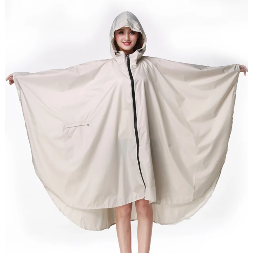 Дождевик для взрослых из ЭВА Женский Стильный дождевик водонепроницаемый пончо