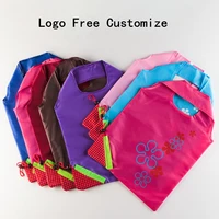 large size nylon foldable portable reusable strawberry shopping bag waterproof washable eco friendly bags can be customize logo