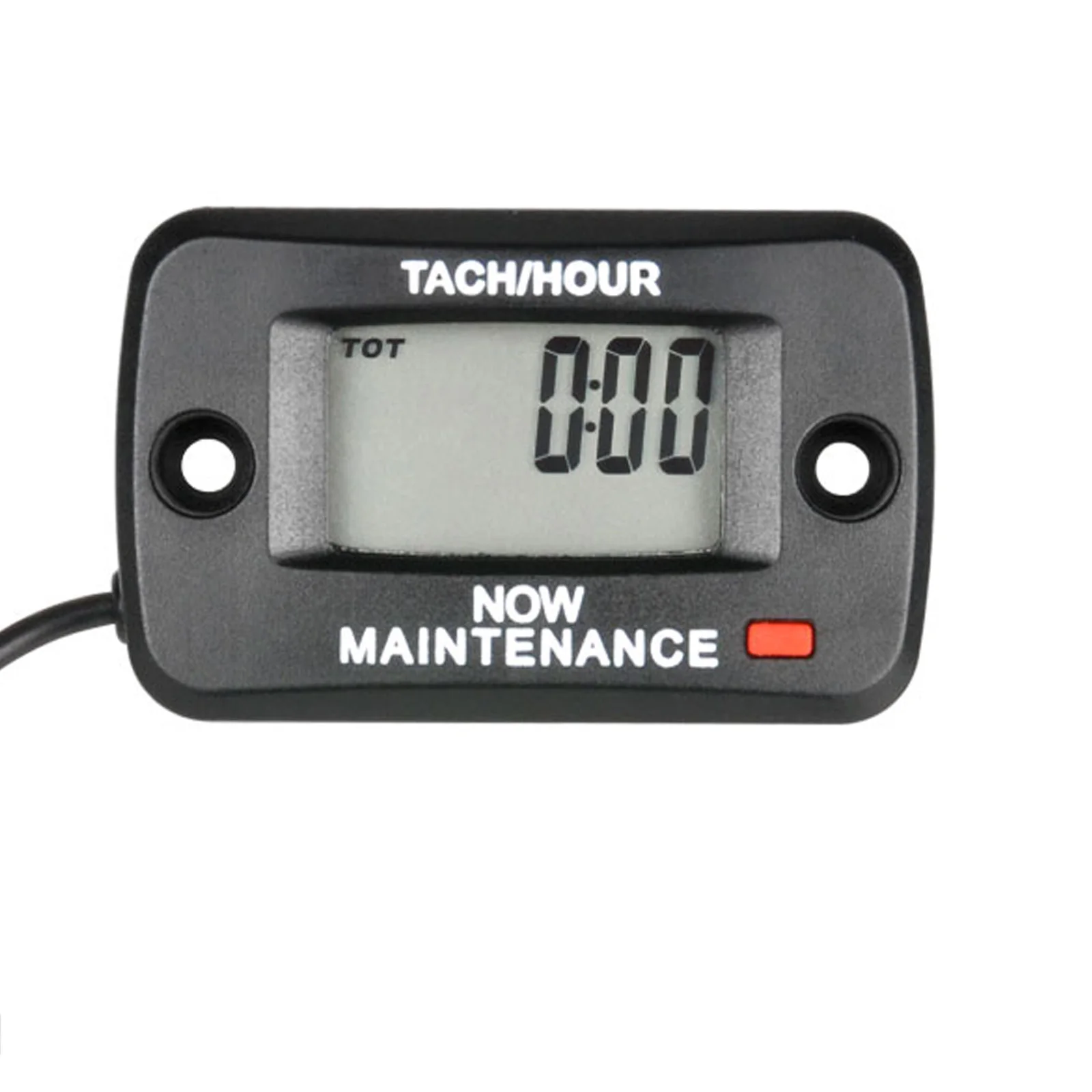 

Digital Hour Meter Self Powered Inductive Tachometer 5 groups Maintenance Reminder Conversion machine oil for Generator Lawn Mow