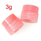 3 г южнокорейский Уход за губами маска для сна увлажняющий блеск для губ для ночного сна Розовый отбеливающий крем для губ Питательный Уход за губами