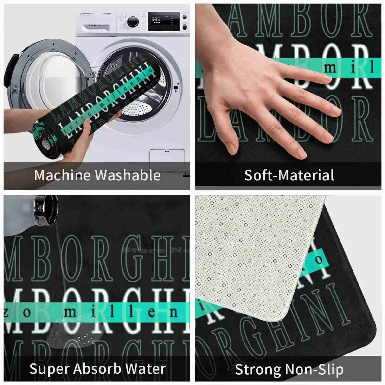 Мягкая подушка для дома и коврика двери третьих тысячелетий