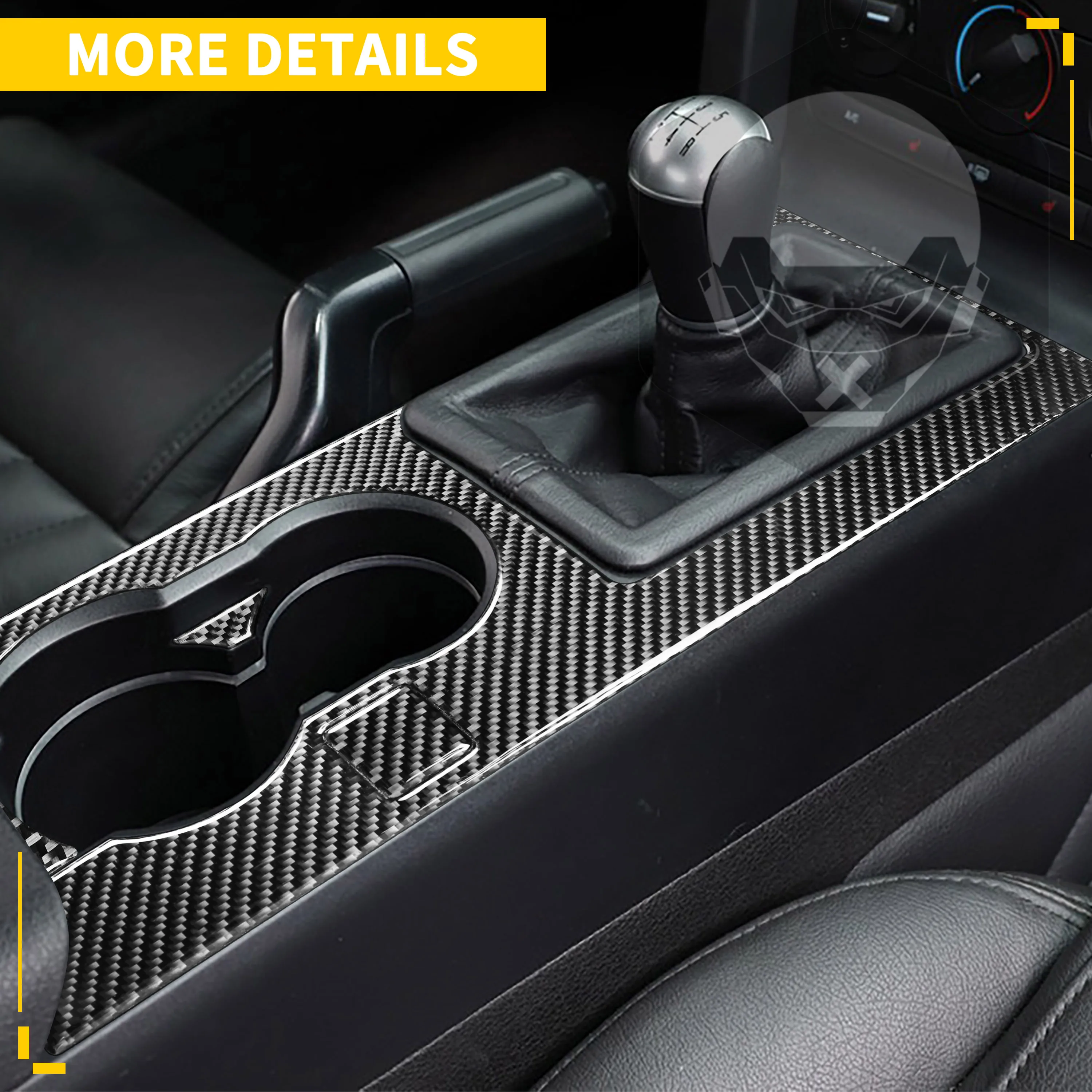 Цена Полный комплект для Ford Mustang GT 2005-2009 S197, автомобильные аксессуары из углеродного волокна, обновленная отделка интерьера, защитные наклейки, ч...