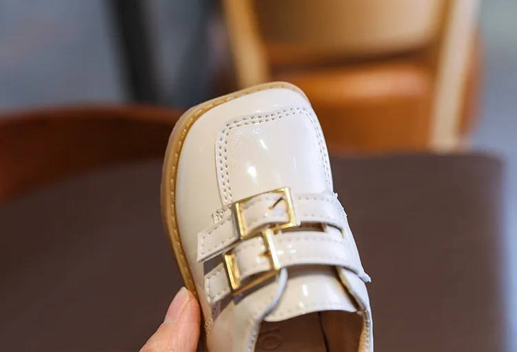 

Girls Shoes Autumn Spring Solid Color Fashion Casual Children Cotton Shoes Soft-soled Baby PU Shoes Children flats