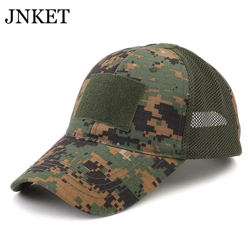 

JNKET New Camouflage Baseball Cap Men Women's Breathable Baseball Hat Sunhats Snapbacks Hats Outdoor Sport Cap Mesh Cap Gorras