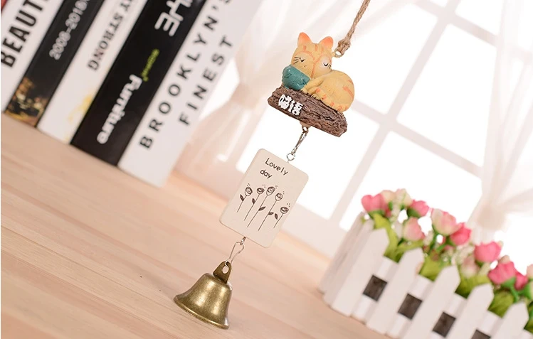 

Language Bells Car That Occupy The Home Stake Cartoon Bell Hang Friends Gifts Educational Unisex Metal 2021
