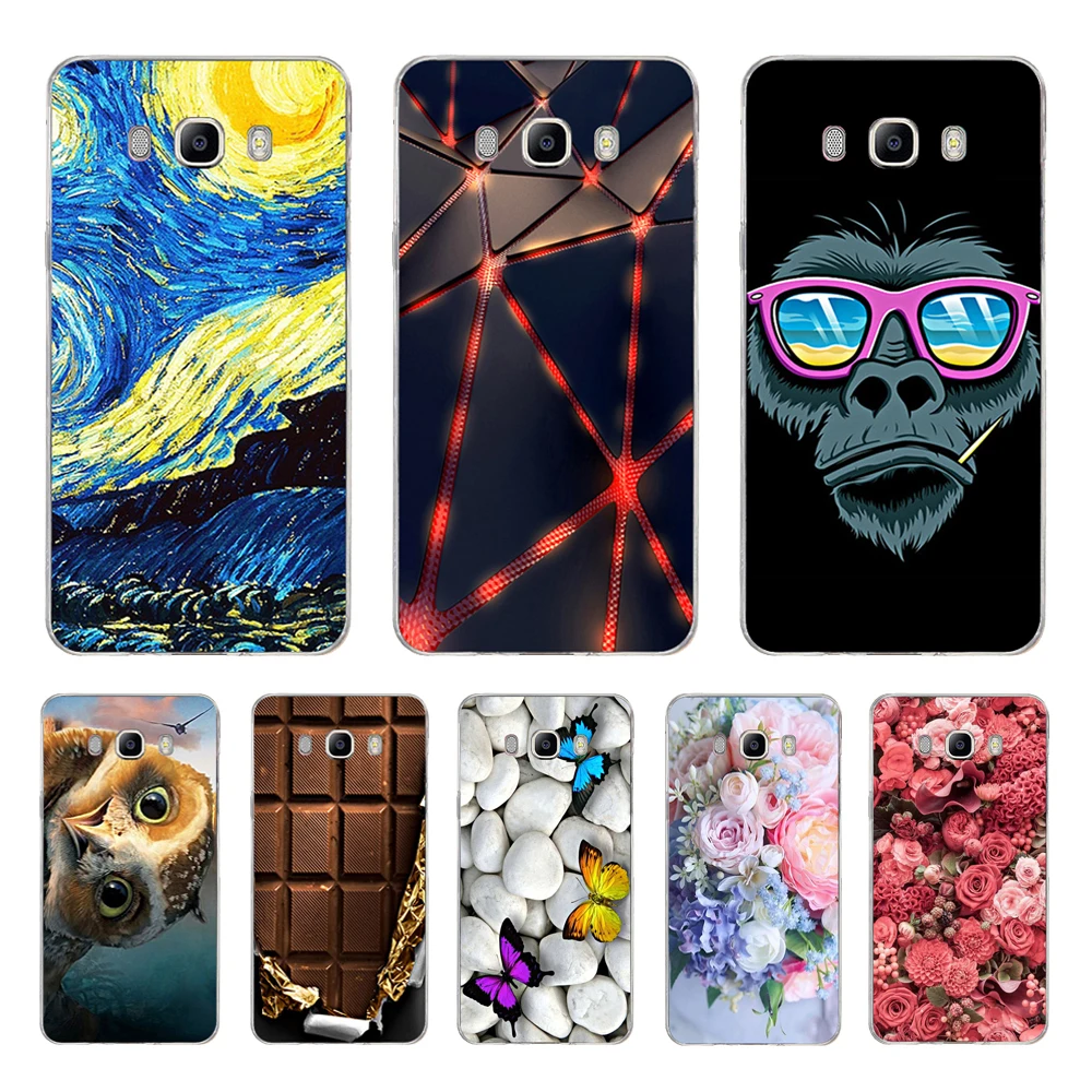 Мягкий силиконовый чехол из ТПУ для Samsung Galaxy J3 J5 J7 2016 2017 накладка J310 J320 J510 J530 J710 J730