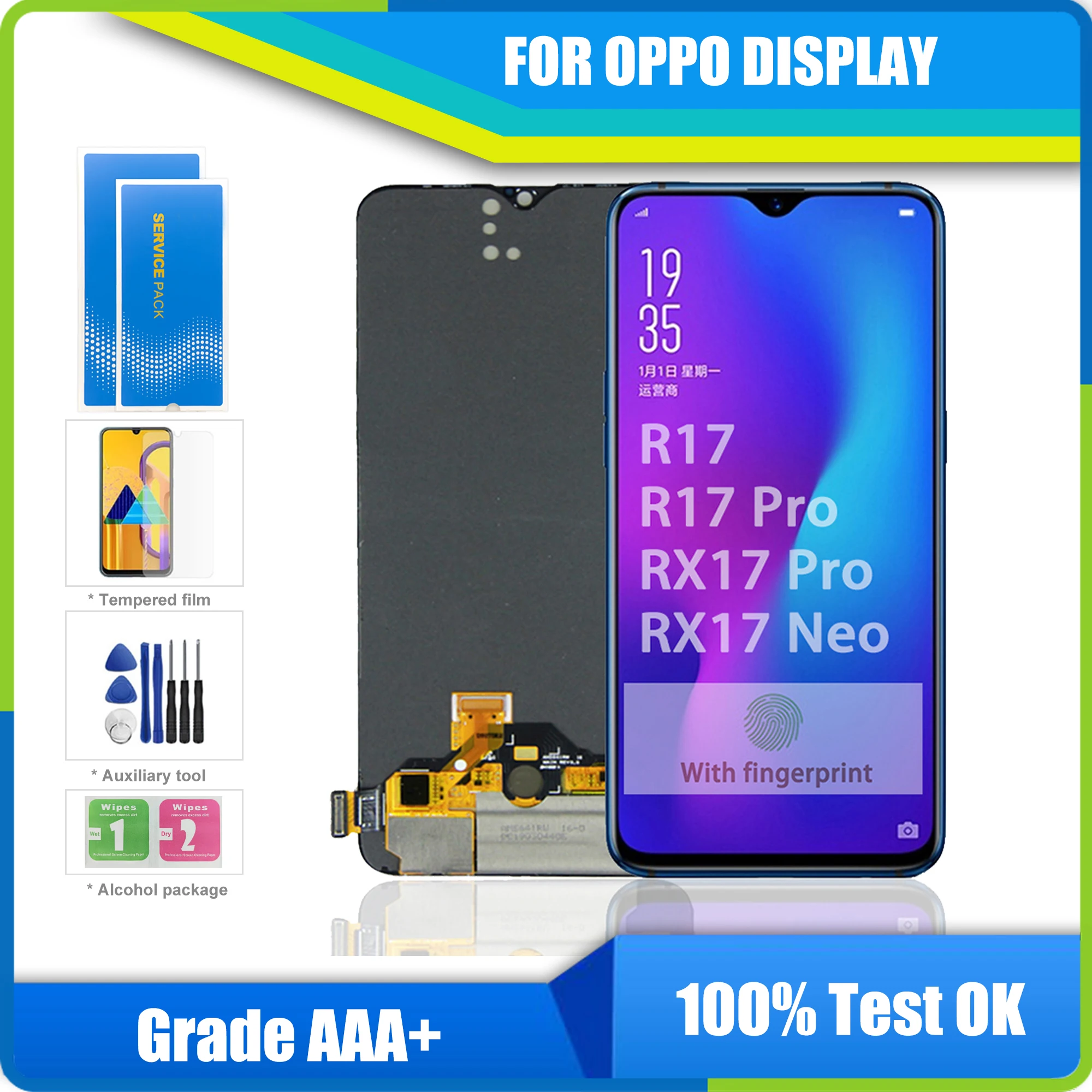 

ЖК-дисплей AMOLED 6,4 дюйма для OPPO R17 Pro, ЖК-дисплей для OPPO R17 RX17 Pro RX17 Neo, ЖК-экран