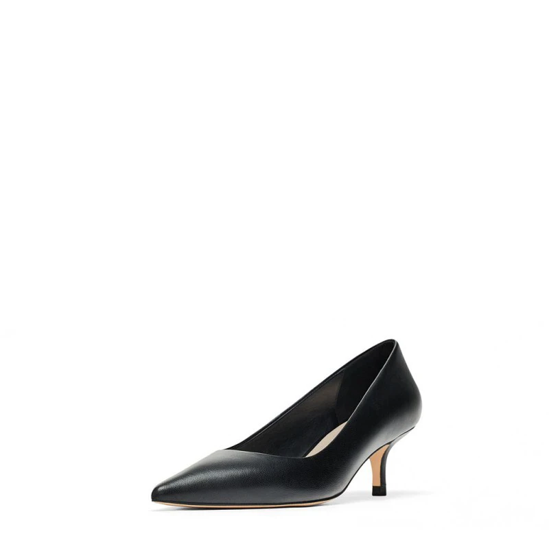 Туфли-лодочки женские на тонком каблуке брендовая офисная Классическая обувь с