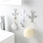 Крючки в форме кактуса, самоклеящиеся стеллажи для одежды, витрины, держатель для ключей, настенный крючок, вешалка для пальто, крышки, декор комнаты, аксессуары для ванной комнаты