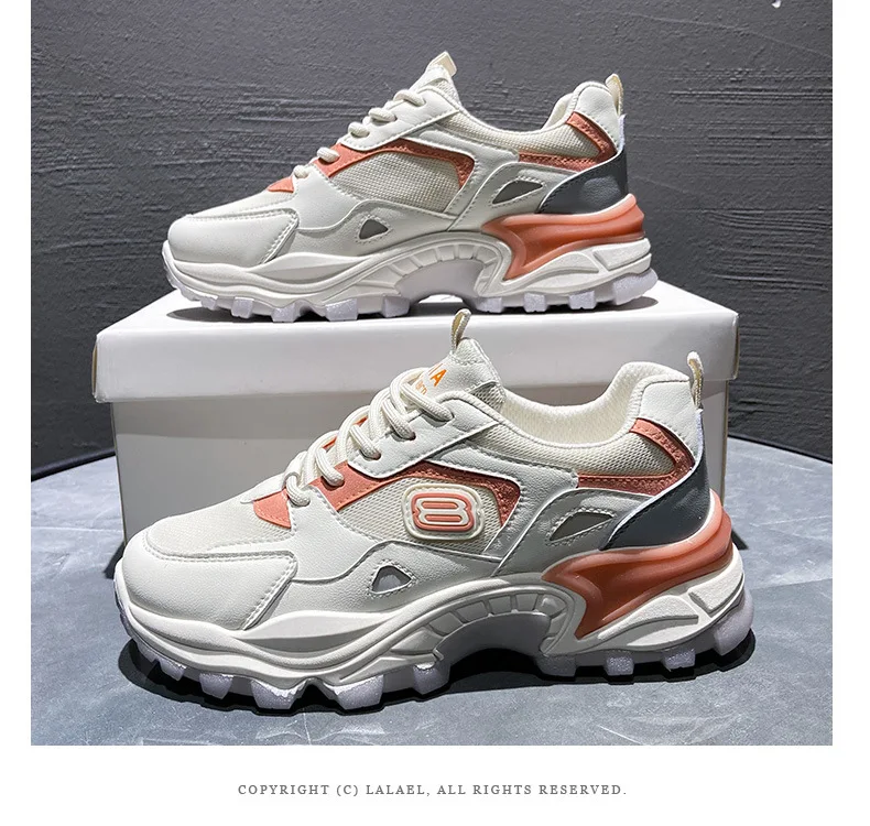 

Student Dad Shoes for Women 2021 Spring New Korean Version of Sports Shoes Women Street Shot Casual Shoes Sneakers Women