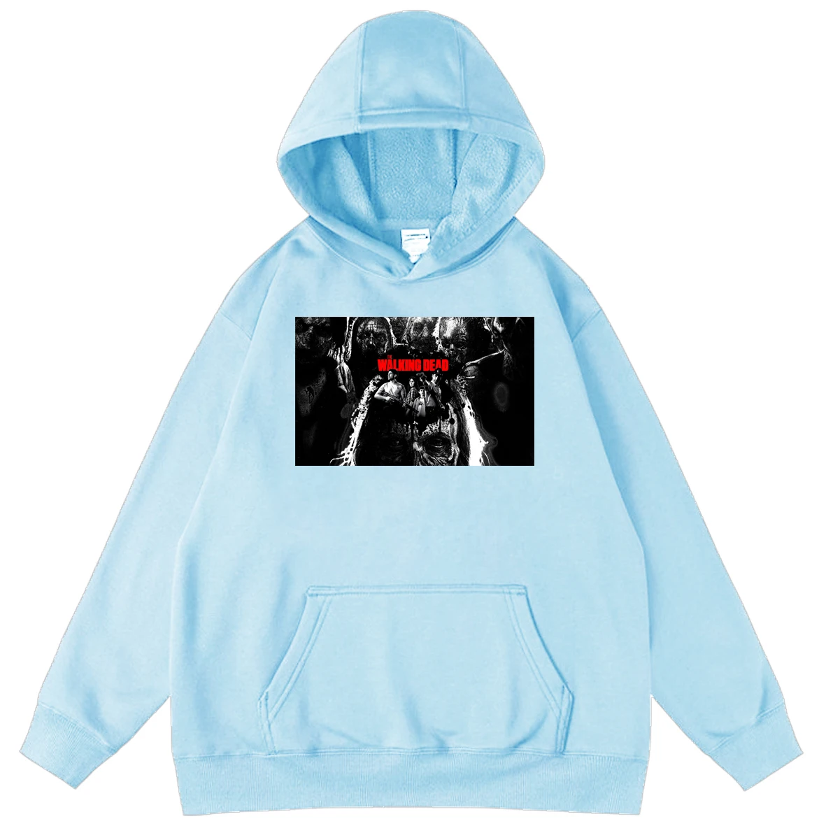 

Tv Series The Walking Dead Print Hoodie Horror Printed Hoodies Sweatshirts Boys Loose Pullovers Long Sleeve Pockets Sweatshirt