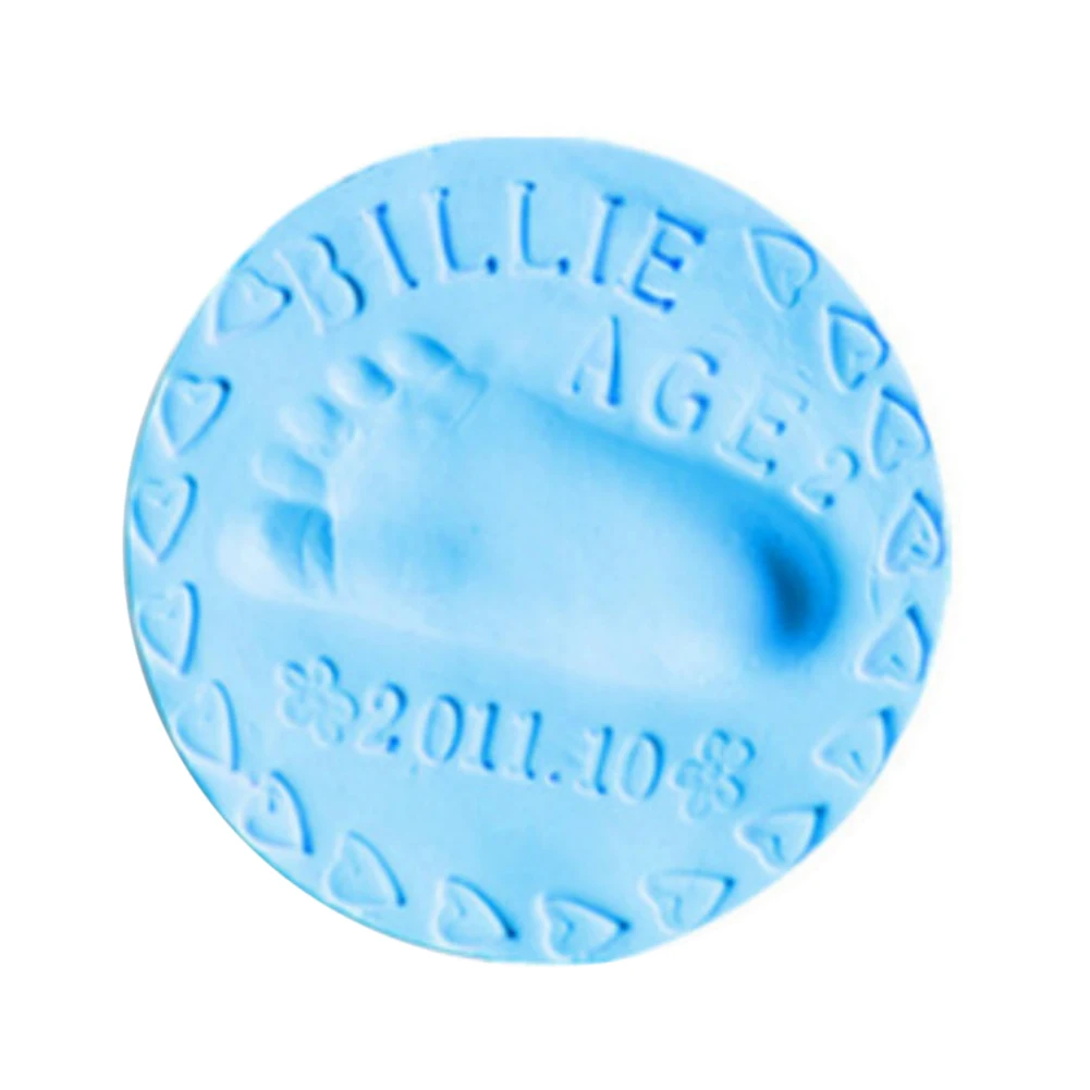 Воздушная подушка для ног мягкая глина сушки детский отпечаток отпечатка литье