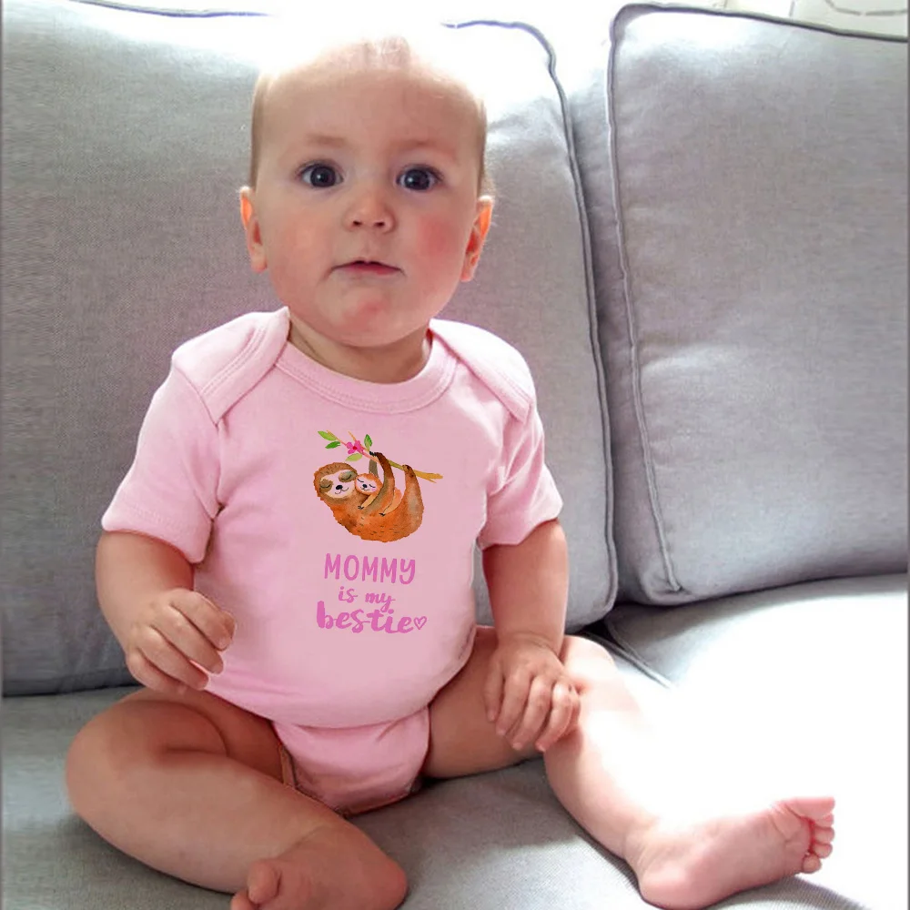 Детская одежда милый ленивый боди для мамы и ребенка на день рождения одинаковая
