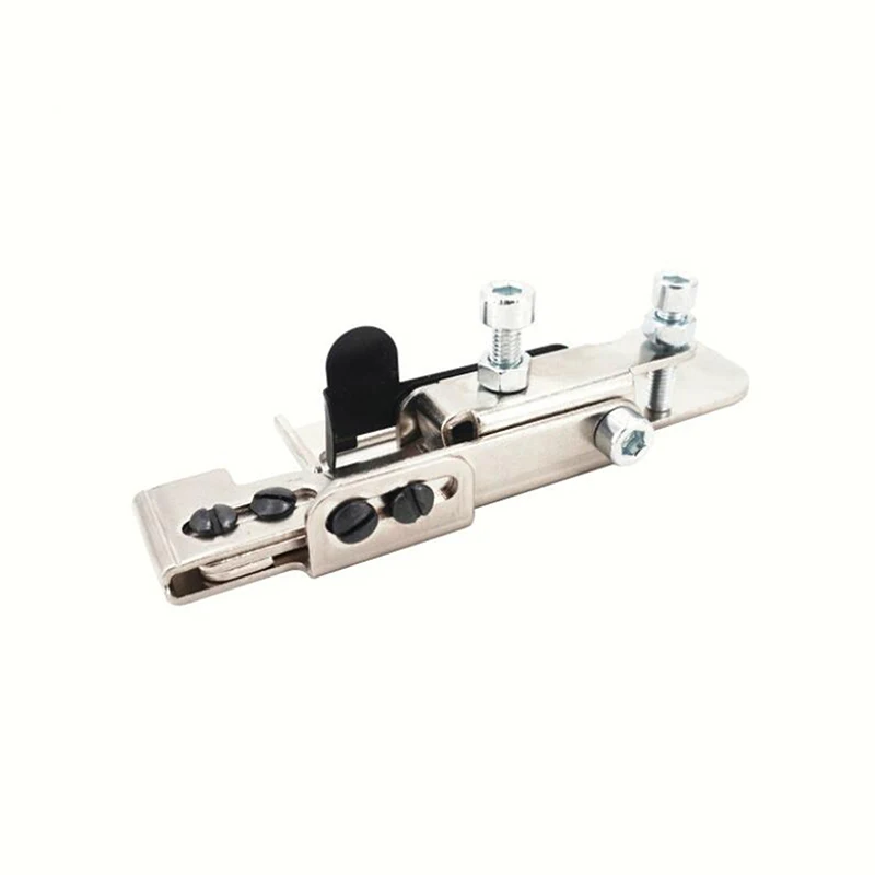

Silver Industrial Sewing Machine Flat Auto Fixed Zipper Sewing Sill Line Clip Gauge Upper Adjustable Zipper Auxiliary Collet