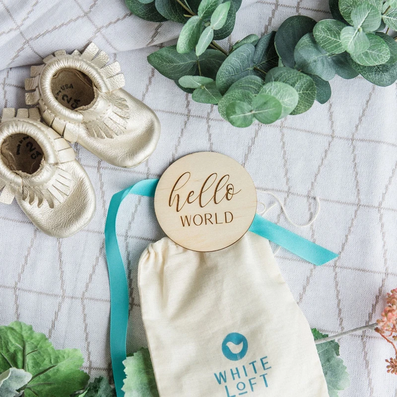 13 шт./компл. ежемесячная карта веха для маленьких детей круглая форма деревянный