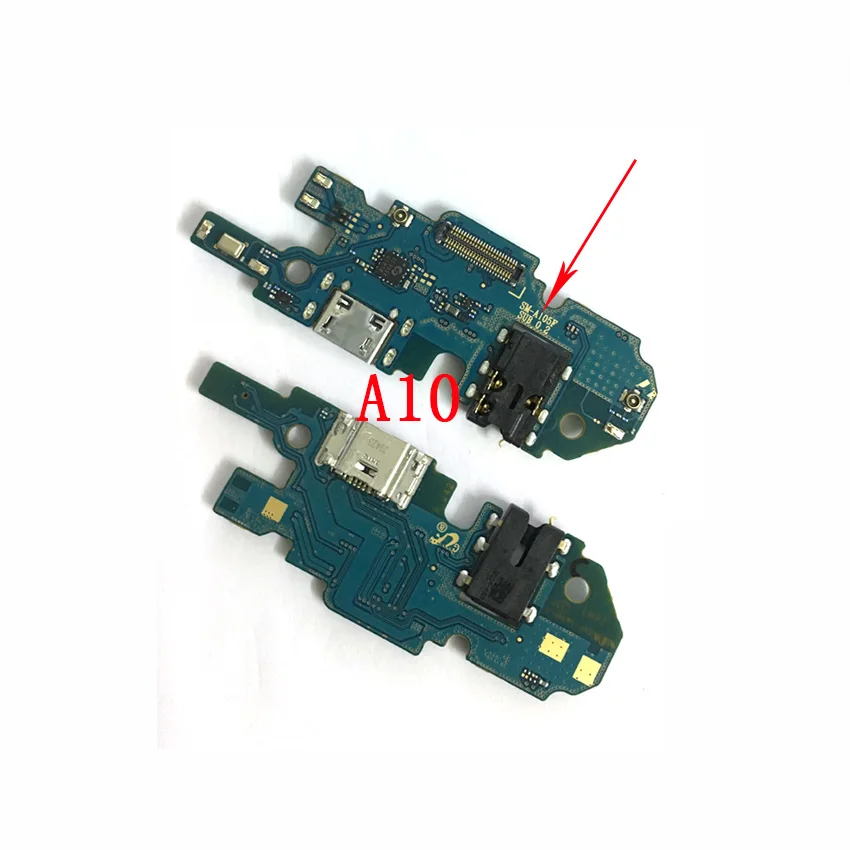 A10 original 10 шт. usb разъем для зарядки док-станции гибкий для samsung Galaxy A10 A20 A30 A40 A50 A60 A70 A80 A90 - Цвет: A10 original