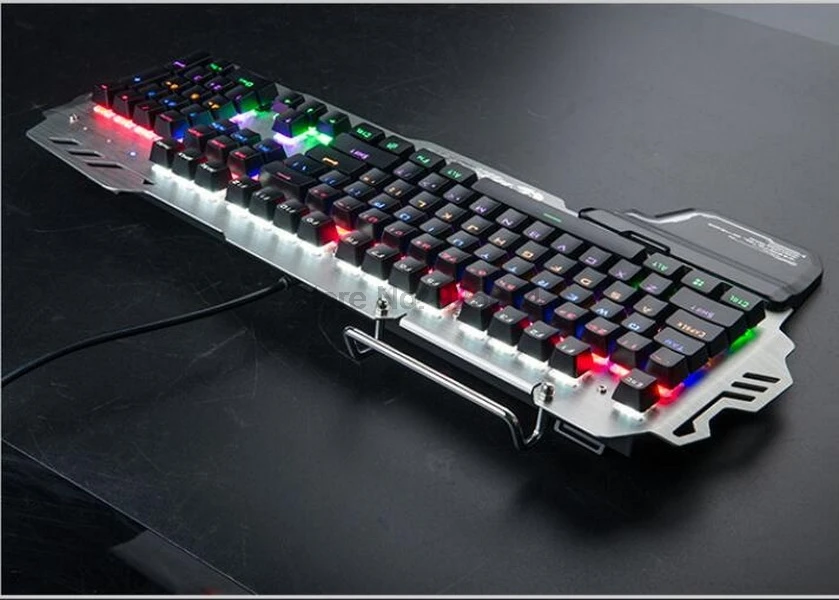 Проводная Механическая игровая клавиатура dhl или fedex 20 шт. 7 контактов PK900 104 клавиш