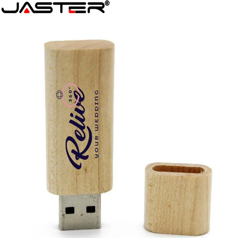 USB флеш накопитель JASTER деревянный 4/8/16/32/64 ГБ|USB флэш-накопители| |