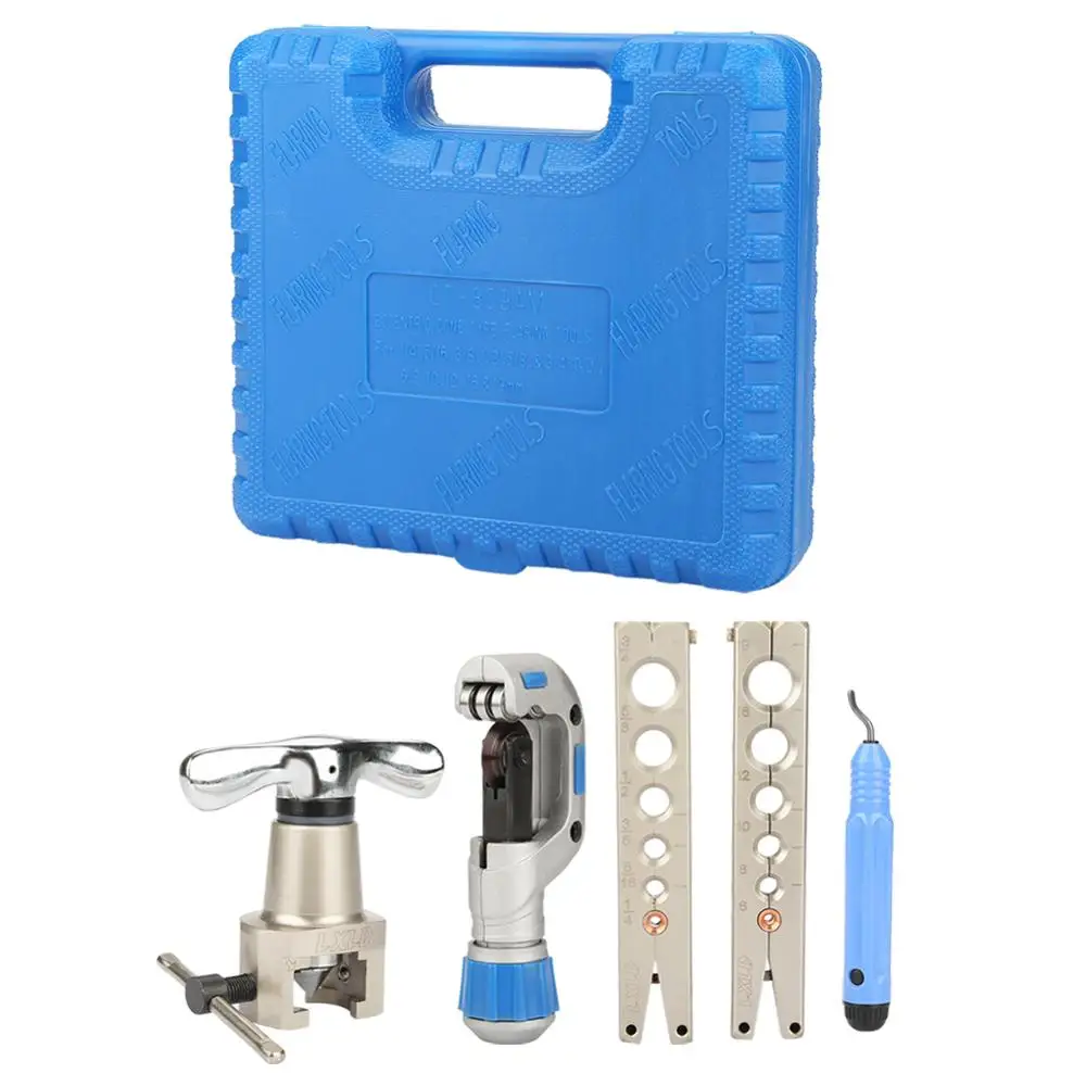Профессиональный 5 в 1 ручной набор инструментов для развальцовки труб