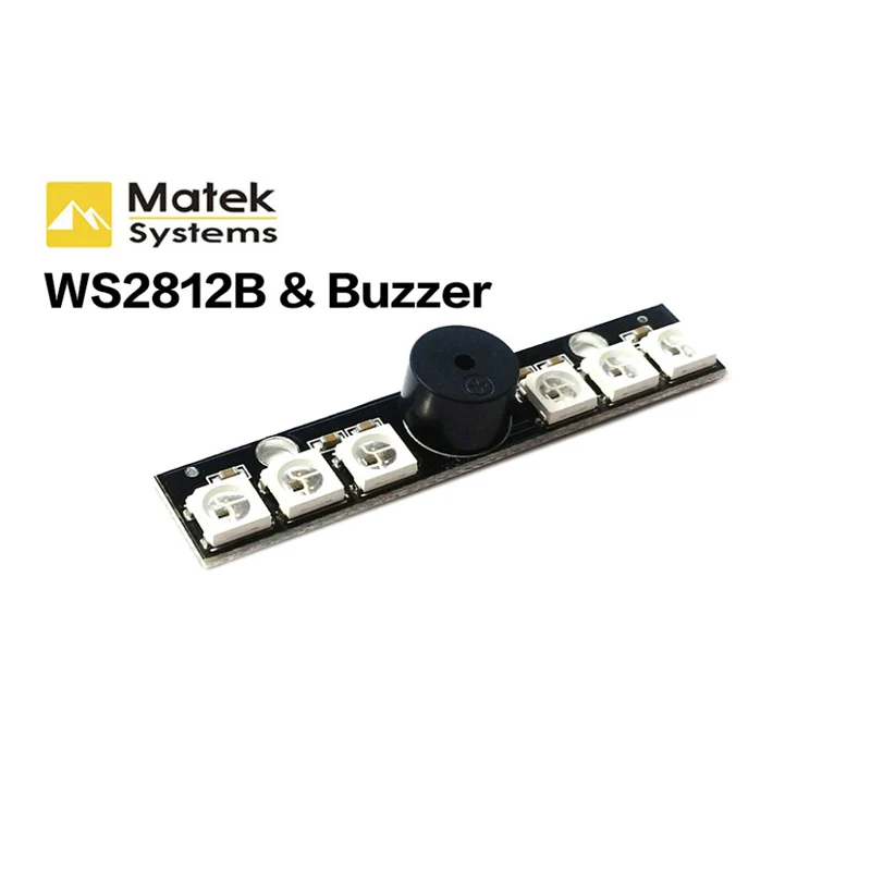 Matek Systems WS2812B светодиодный &amp 5V зуммер 6 цветная (RGB) чипы Светодиодный индикатор