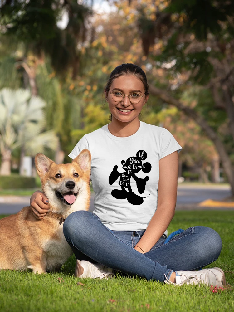 

Urban Mickey Mouse T Shirt Black and White Vintage Clothes Designer Shirts 2022 Harajuku Fashion Ulzzang France Comfort Street