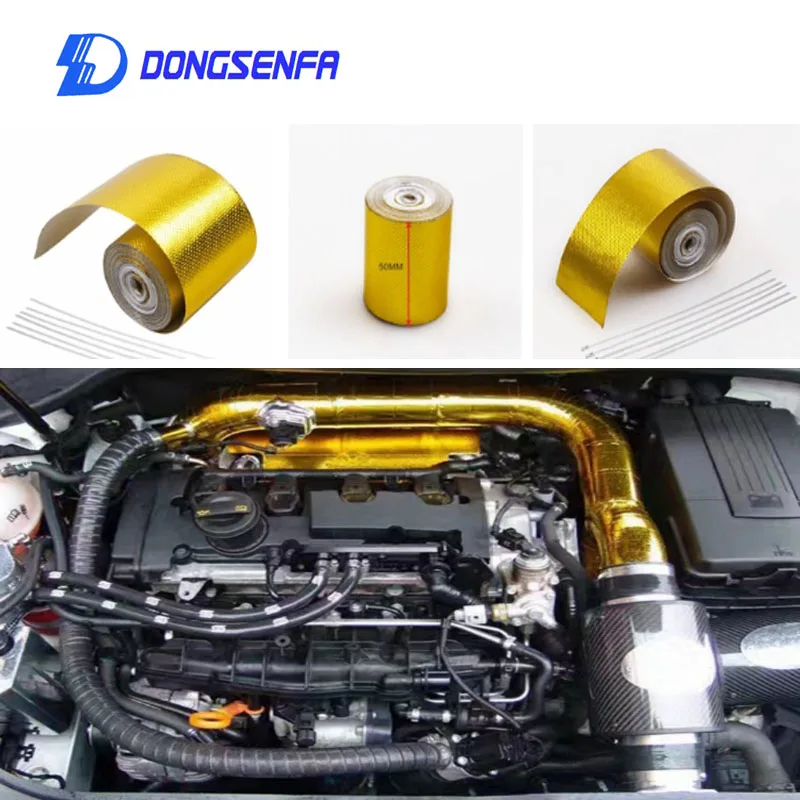 Высокотемпературная теплоизоляционная лента DONGSENFA Goud для автомобилей и
