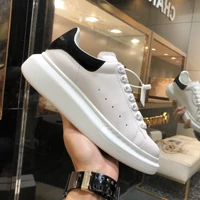 luxury design mcqueen shoes for women brand design alexander white chunky sneakers female vulcanize shoes zapatillas deporte new
