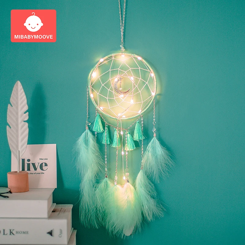 Ловец снов светодиодный Хранитель ручной работы Ночной - Цена: 468,57 руб.