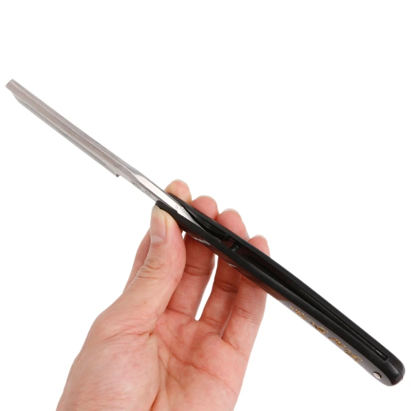 

Pro Gold Dollar Shave Knife 66 Straight Edge Barber Razor Folding Hair Shaving