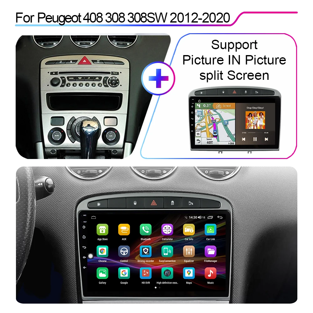 Автомагнитола XIMA XV6 Pro мультимедийный плеер на Android 10 Wi-Fi 8 ядер DSP 2 DIN dvd-плеер
