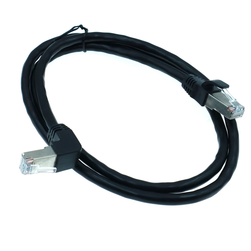 Ethernet-кабель Cat6 RJ45 90 градусов прямоугольный сетевой UTP-кабель плотный перемычка