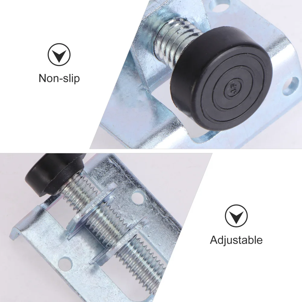 

4pcs Screw Furniture Adjustable Cabinet Legs Steel Table Sofa Metal Leveling Feet Corner Bracket Floor Protection Hardware