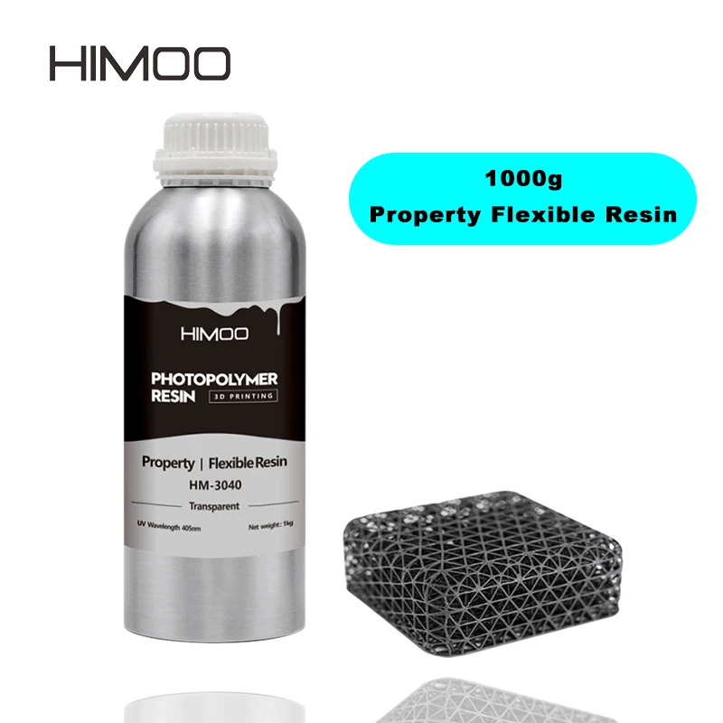 

Himoo Гибкая менее деформация для 3D принтера из смолы Mars Pro Phrozen Elegoo, складная Sla смола