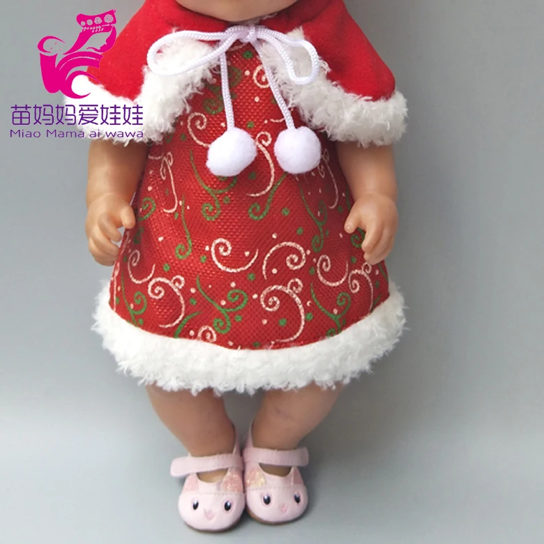 baby doll Christmas dress Santa Claus Clothes hat for 18 inch girl Christamas New year gifts | Игрушки и хобби