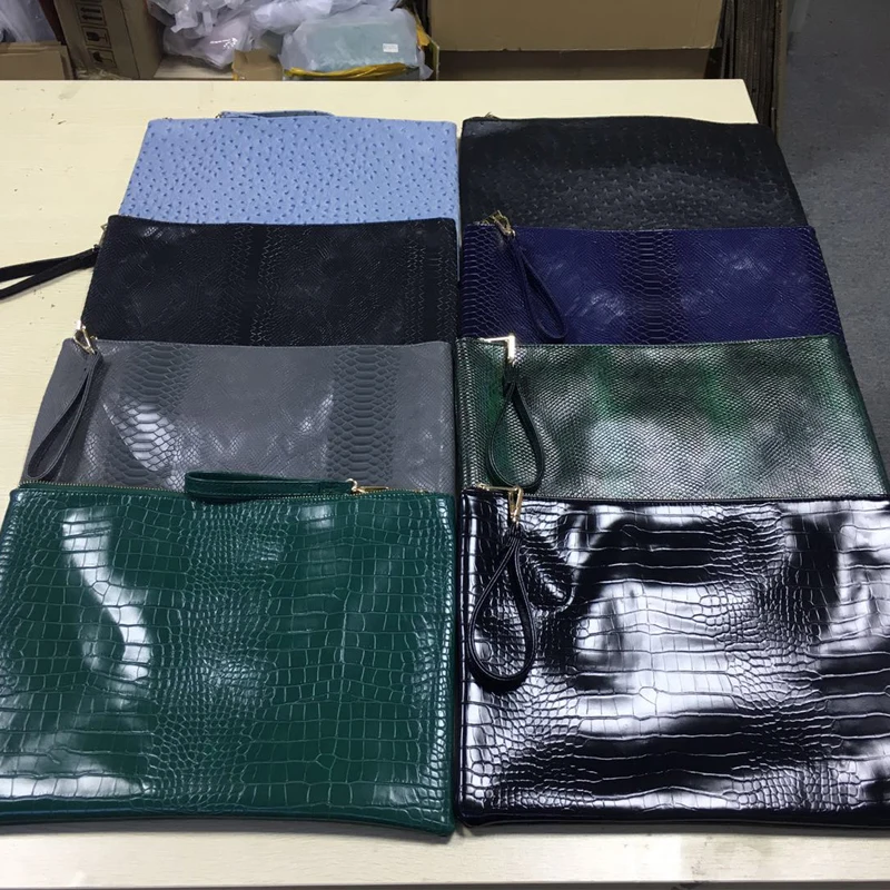 Новый высококачественный деловой пакет для документов с узором в виде змеи